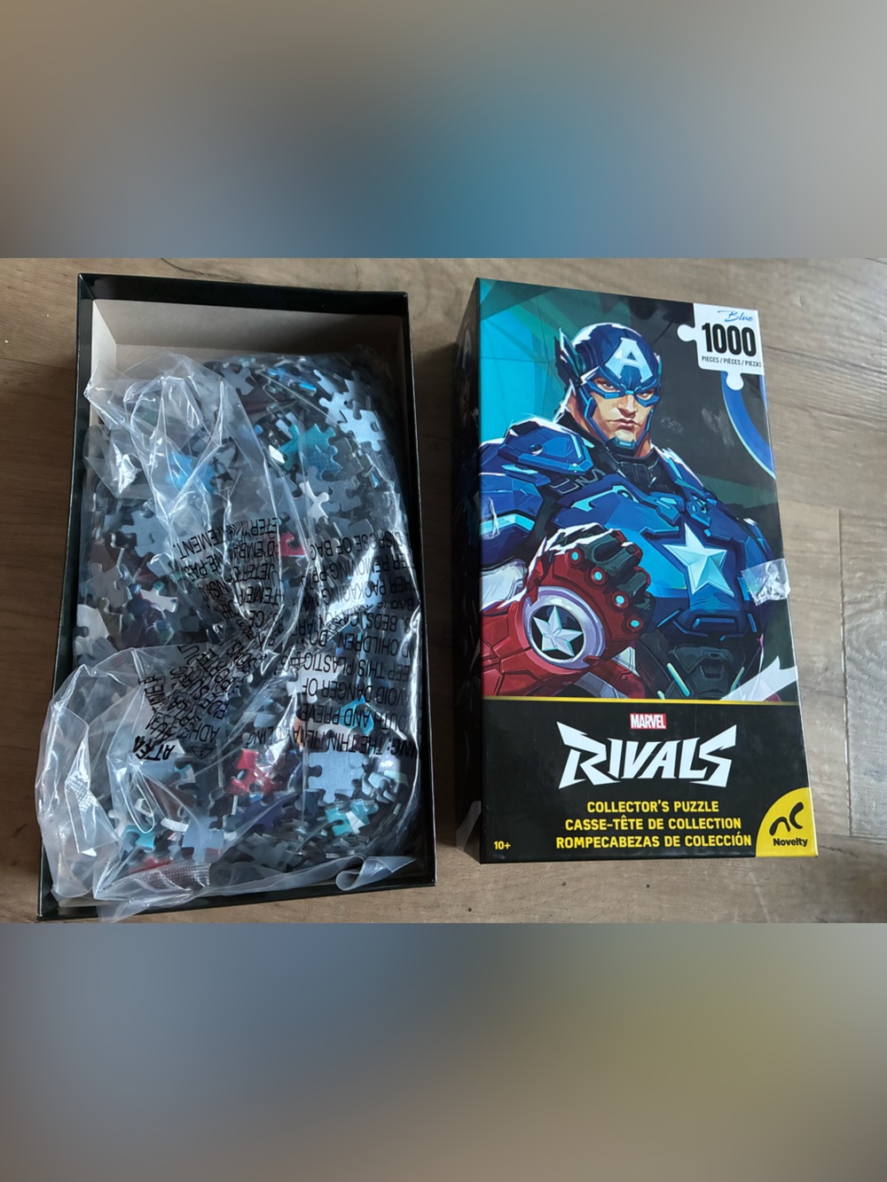 Marvel Captain America Puzzle – Blue Red White Artwork